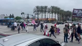 Californian Trump Supporters Show Their Love For 45