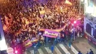 The 7th consecutive day of protest in Spain