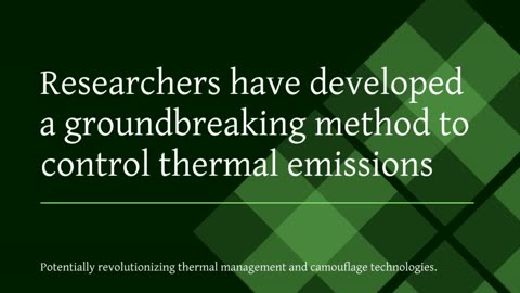 A New Dimension of Heat: New Approach for Controlling Thermal Emission Developed