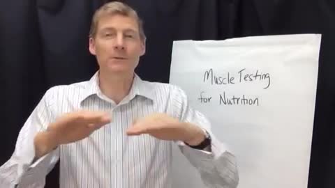 040 Muscle Testing for Nutrition Nutrition Response Testing