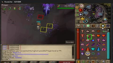 99 PRAYER + MAXED COMBAT!!#@#$@#$