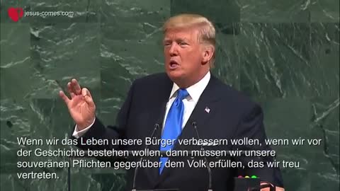 EN & DE ... Donald Trump's Speech before the UN ... Rede vor der UNO ❤️ Untertitel in deutsch