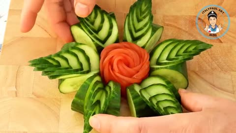 10 Handmade Salad decoration,Salad design | Fruit & Vegetable Carving & Cutting Garnish