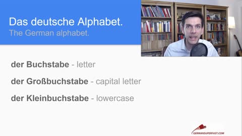 Learn GERMAN ALPHABET pronunciation in 3 minutes [capital and small letters]