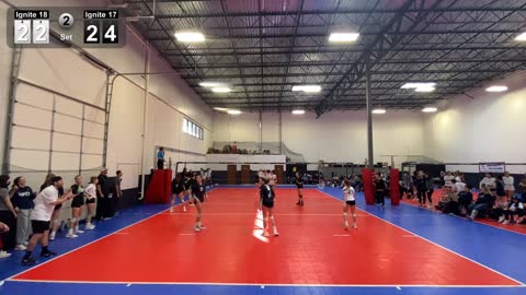 HDVL Seeding: Match 5 Set 2 vs Ignite 18 Nat'l Jan 8