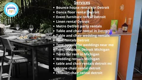 Metro Detroit party rentals