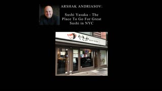 Sushi Yasaka – The Place To Go For Great Sushi in NYC.