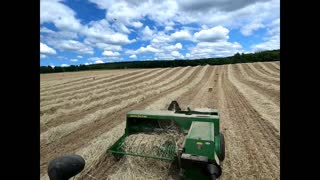 Baling Straw