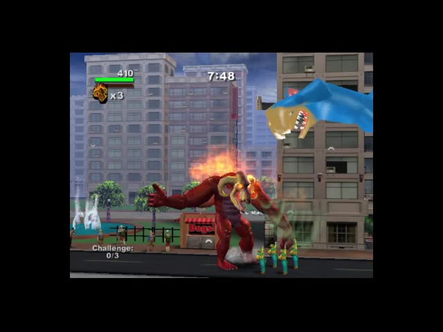 Nick Rampage Rampage Total Destruction Central park vore (Nick)