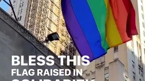 Episcopal St. Bartholomew's Church in NYC is ready for Pride Sunday