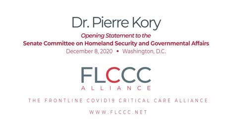 FLCCC Alliance testifies to senate committee