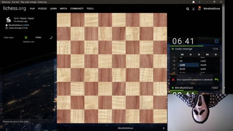 BLINDFOLDED GHOST - CHESS