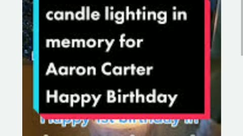 rip Aaron carter celebrated his birthday in heaven 😇🎂🙏12/7/23