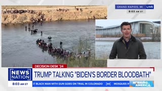 Trump's Promise To Shut-down Biden's Border BloodBath