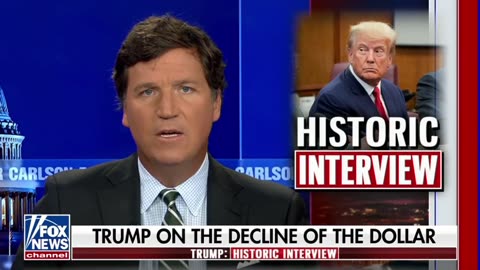 Tucker Carlson on a leak that the special counsel investigating Trump is looking into whether he committed wire fraud