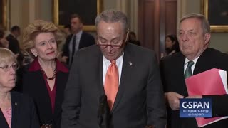 Schumer On Wall Funding — "They're Not Getting It For The Wall, Plain And Simple"