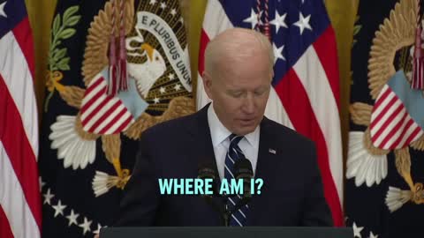 Joe Biden - My Mind's Going Blank Now