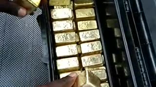 Pure gold bars