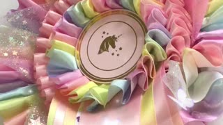 Pastel unicorn and rainbows