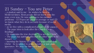 You are Peter