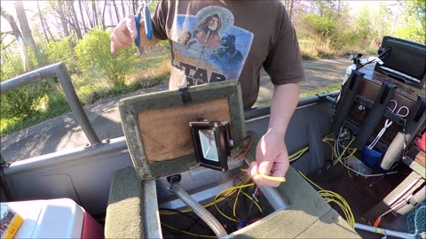 Fishing Black Light Install on Jon Boat