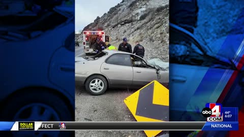 In Weber Canyon, good samaritans assist a teen in rolling over