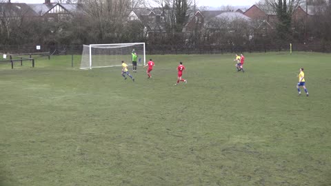 The Burscough Richmond goalkeeper makes an excellent save | Grassroots Football Video