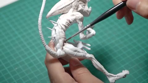 How To Make Alien In Dungeon From Polymer clay