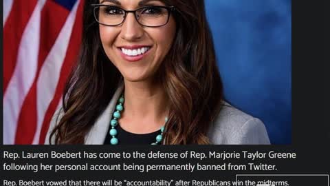 Lauren Boebert Vow To Hold Twitter Accountable For Banning MTG