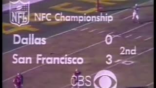 1971-01-03 NFC Championship Game Dallas Cowboys vs San Francisco 49ers