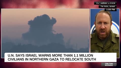 Israel warns 1.1 million people to leave northern Gaza