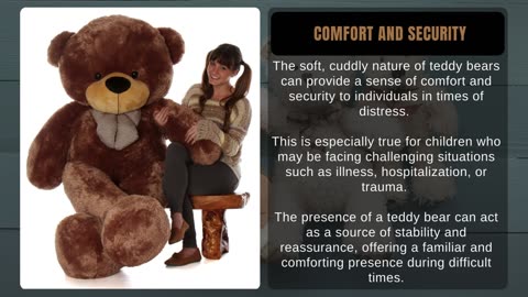 Four Ways Through Which Teddy Bears Help In Healing