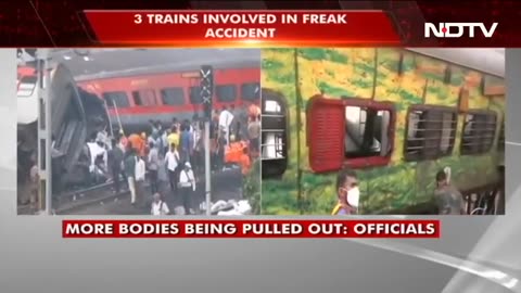 Train accident in India on Friday night