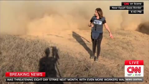 NO ONE DOES A LIVE CROSS QUITE LIKE CNN