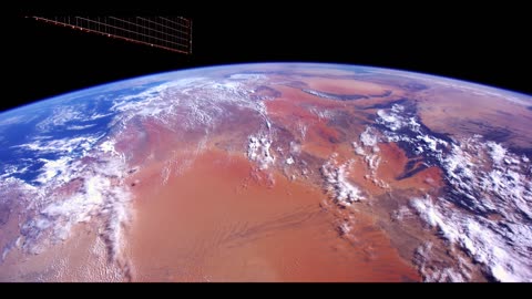 This visualization shows 4k video taken from the International Space Station (ISS) in April 2016.