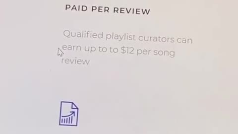 Get paid $12 per song review