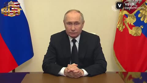 Viladimir Putin Addresses Russia After Terrorist Attack in Moscow [Full Address]