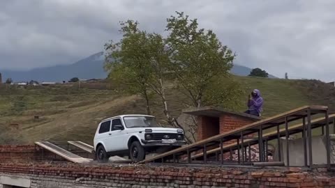 Dont try this at home car attempt ramp