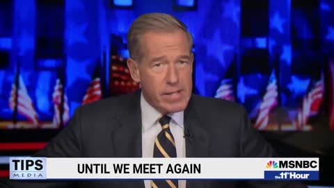 Brian Williams signs off from his long-standing career at MSNBC with a great message