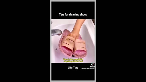 Tips For Cleaning Shoes (TikTok clip)