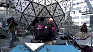 NYC preps Times Square New Year's Eve crystal ball