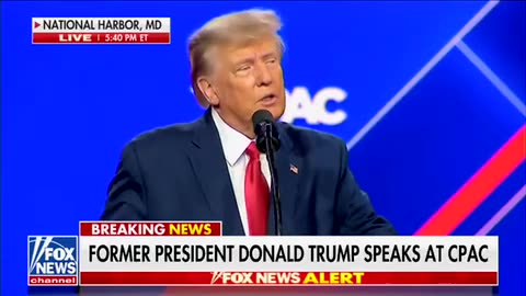 PRESIDENT TRUMP AT CPAC