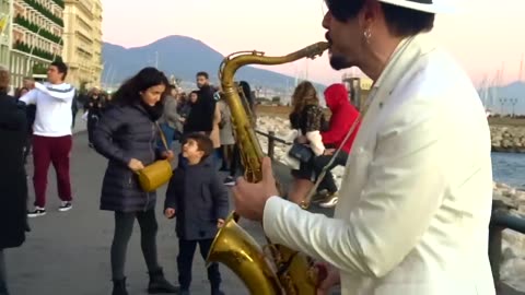 Street Sax Performances _"DANCE MONKEY"