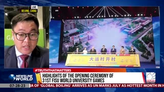 Highlights of the opening ceremony of the 31st Fisu World University Games