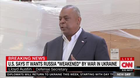 Defense Sec. Lloyd Austin: ‘We Want to See Russia Weakened’