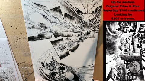 Drawing Stream eps 22 | Making Titan Comic Book Art
