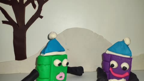 Snow Book claymation stop motion animation short film
