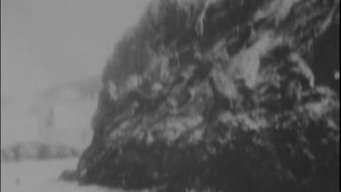 The Famous Seal Rocks At Golden Gate Park (1897 Original Black & White Film)