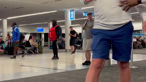 Charlotte Airport Racist/Homophobic freakout