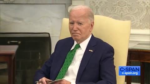 Biden: Schumer Had A 'Good Speech' Slamming Netanyahu (Journos Couldn't Be Herded Out Fast Enough)